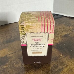 BareMinerals Pure Transformation Night Treatment Medium 0.15oz RareMinerals NEW